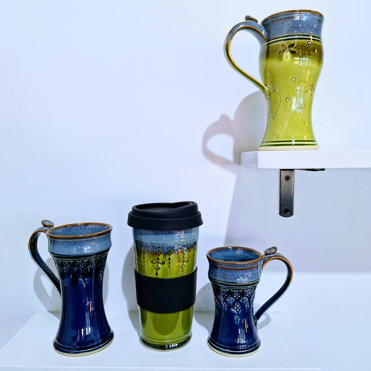 Handmade Stoneware Coffee Mug 10   oz to 12 oz Made to Order
