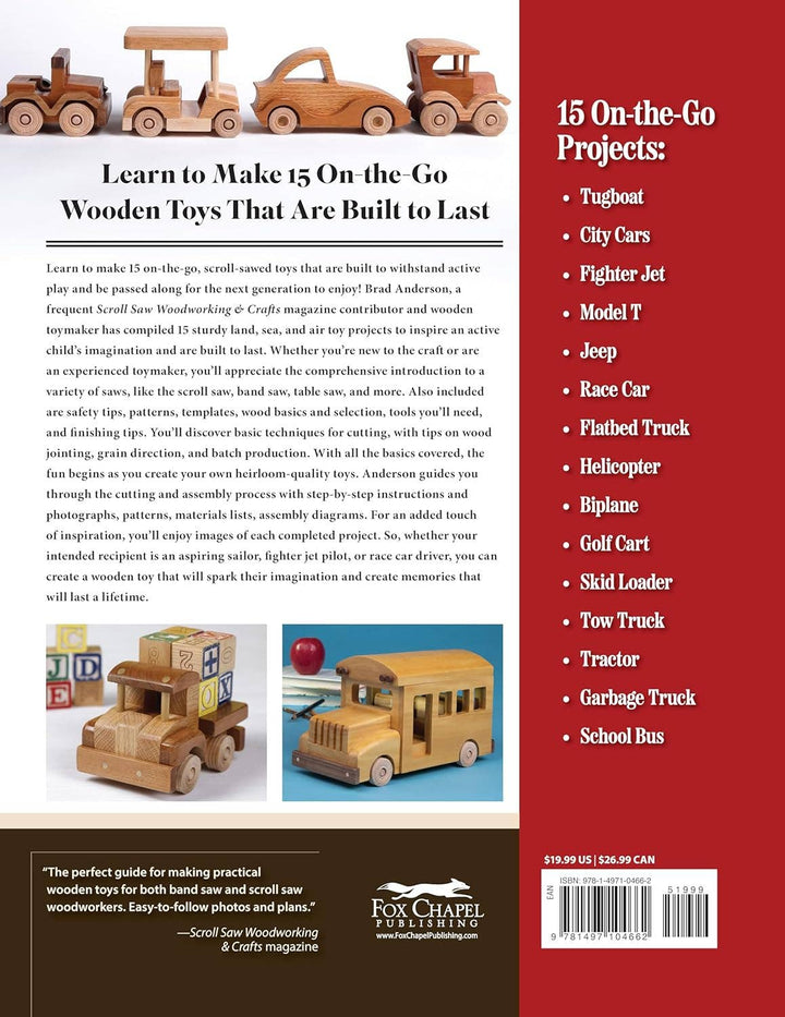 How to Make Classic Wooden Toys - Plans for 15 Sturdy Toys