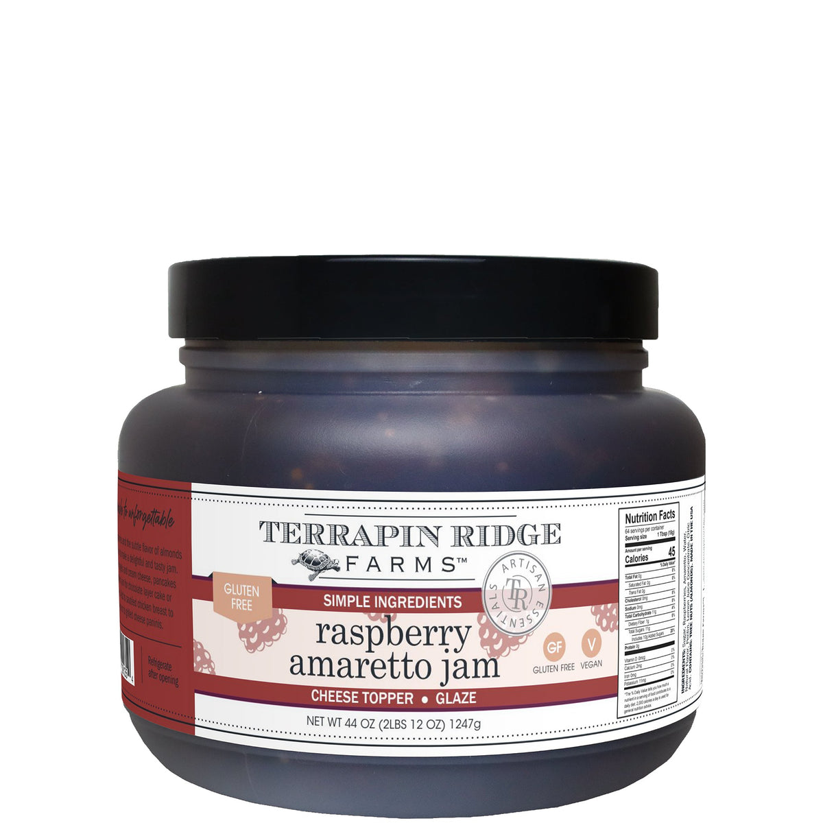 Raspberry Amaretto Jam - Quart