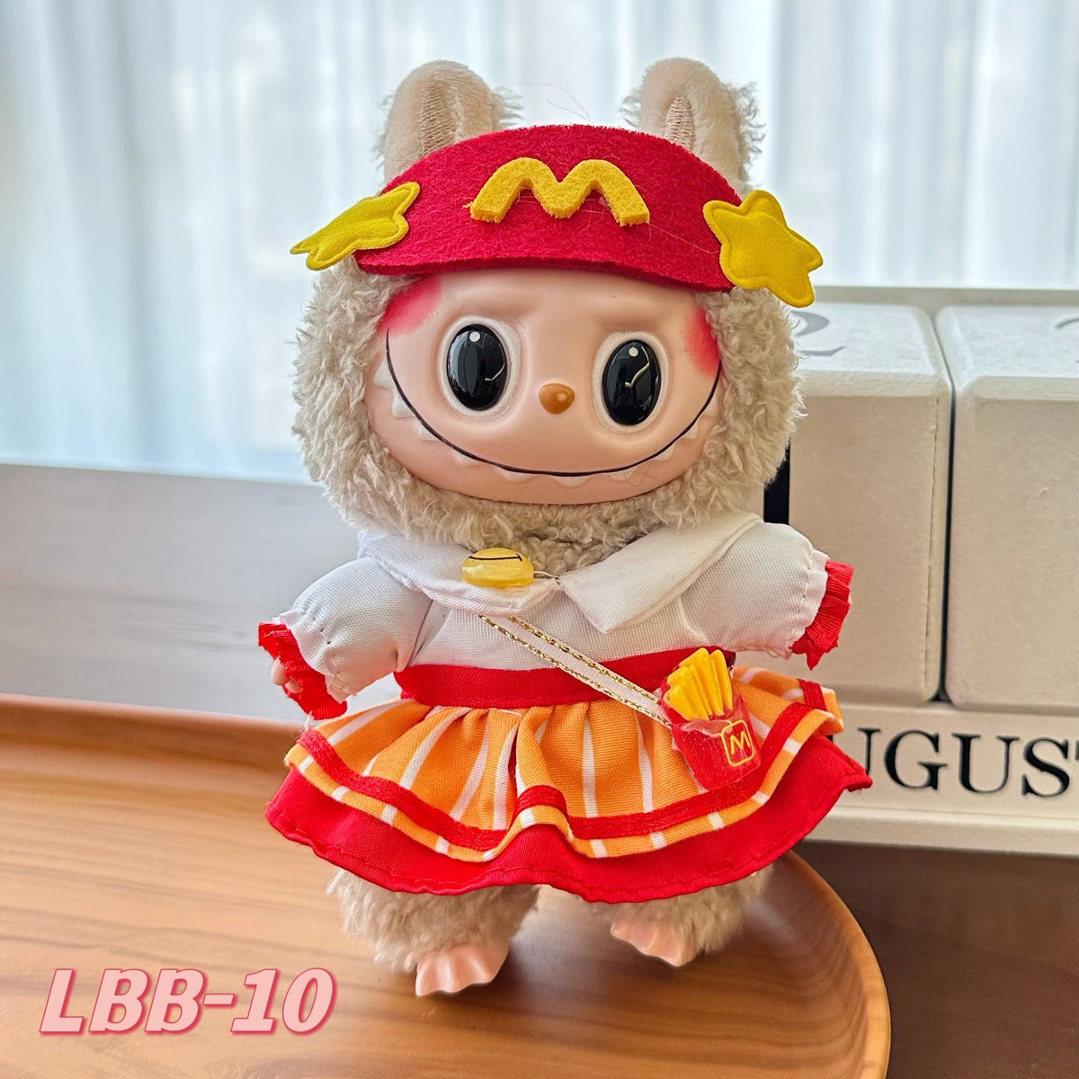 [Clothes Only]15-17 cm Labubu Sitting Party Doll Clothes Cute Set Clothes