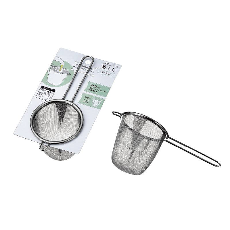 2.95"D Stainless Steel Tea Basket Strainer with Handle JP (10/200)