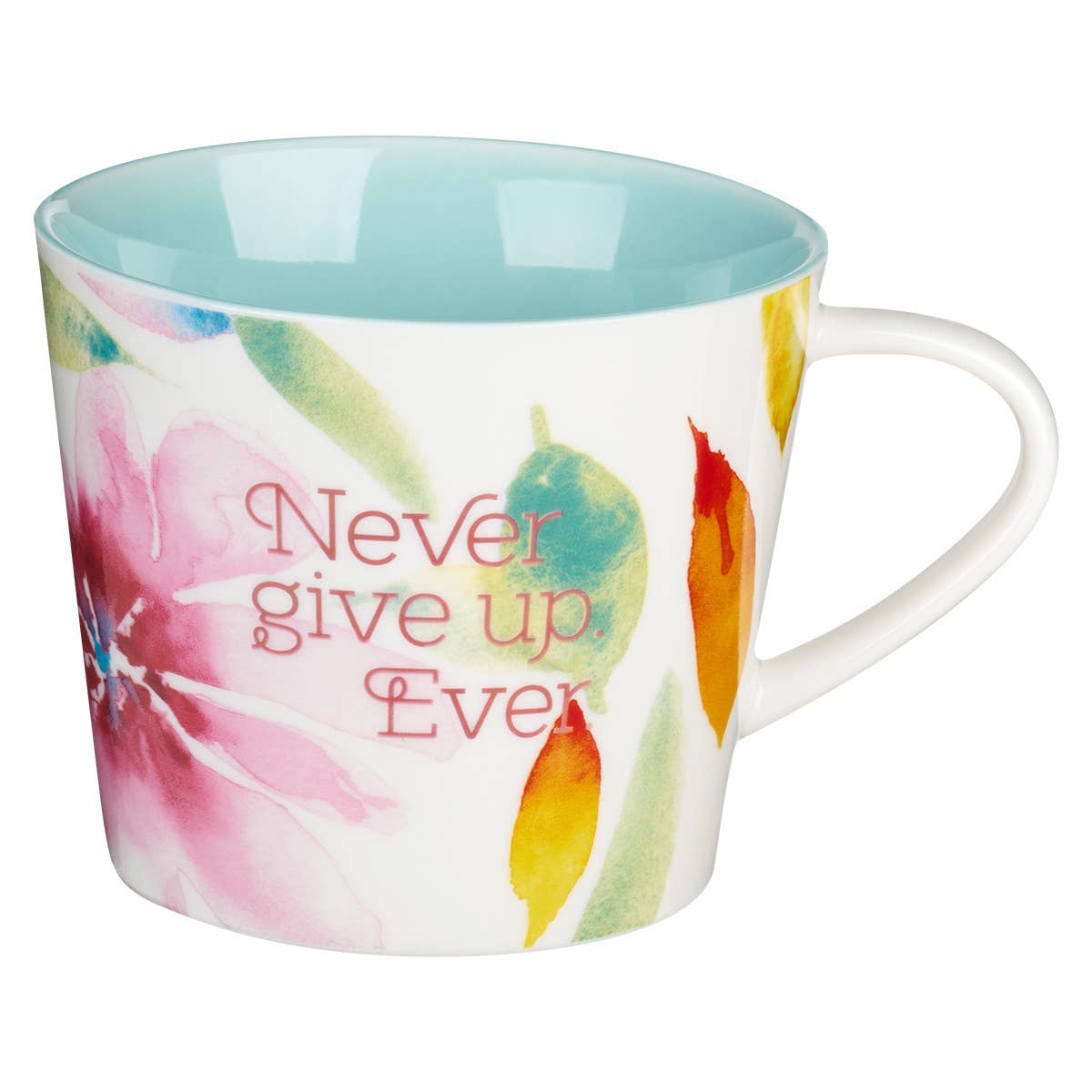 Mug Pink Daisies Never Give