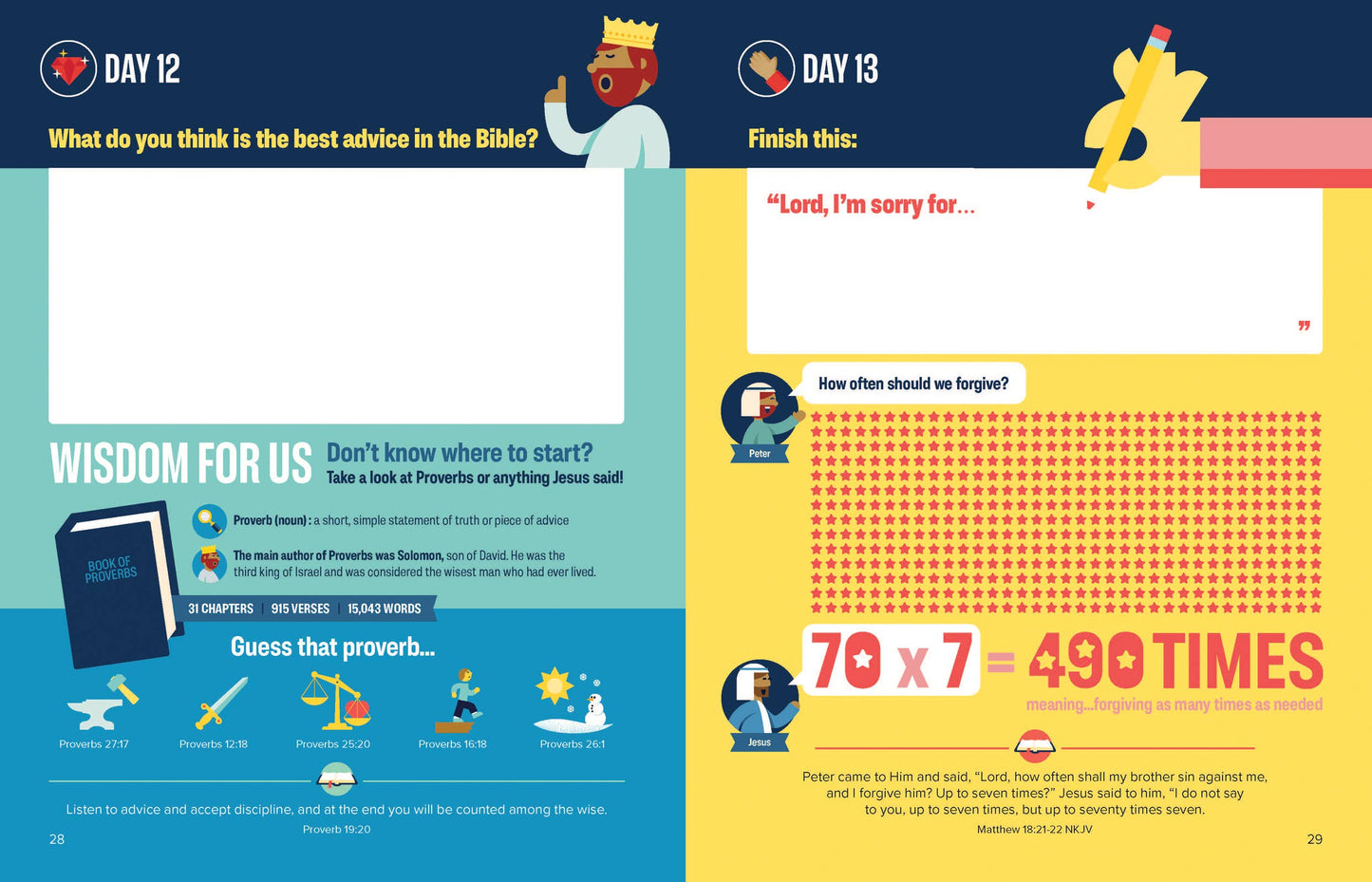 Bible Infographics for Kids Adventure Journal