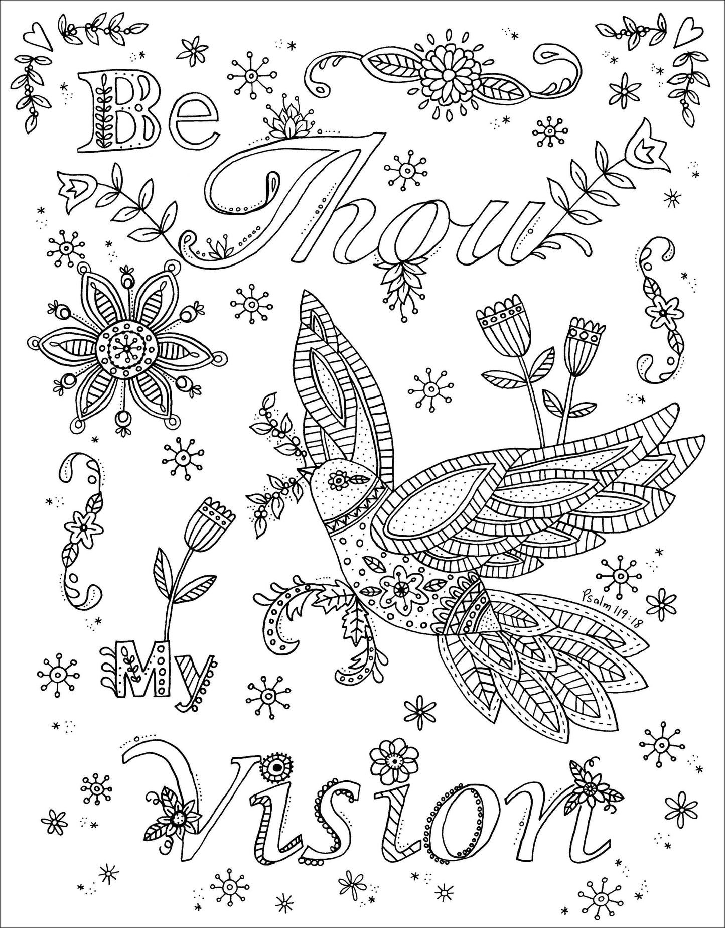 Color the Hymns Coloring Book