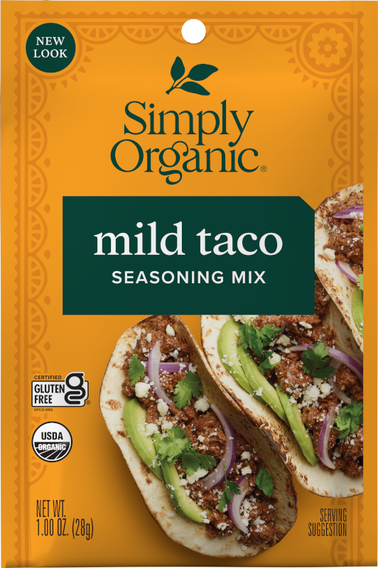 Simply Organic Mild Taco Seasoning, Certified Organic
