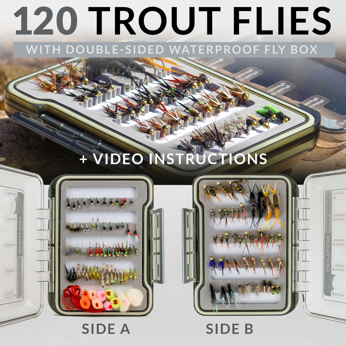 Guide Nymphs Fly Fishing Flies Kit - Fly Fishing Accessories Gifts