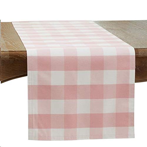 Buffalo Plaid Collection Classic Checked Cotton Blend Table Linens