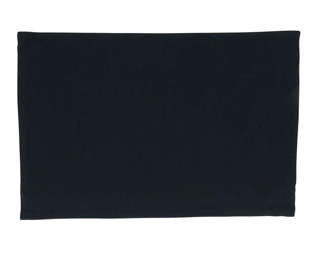Contemporary Stripe Border Design 100% Cotton Table Placemats 13" W x 19" L, Set of 4 — table setting accent for dining and special occasions interior decorating accent