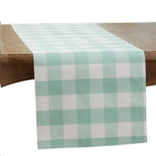 Buffalo Plaid Collection Classic Checked Cotton Blend Table Linens