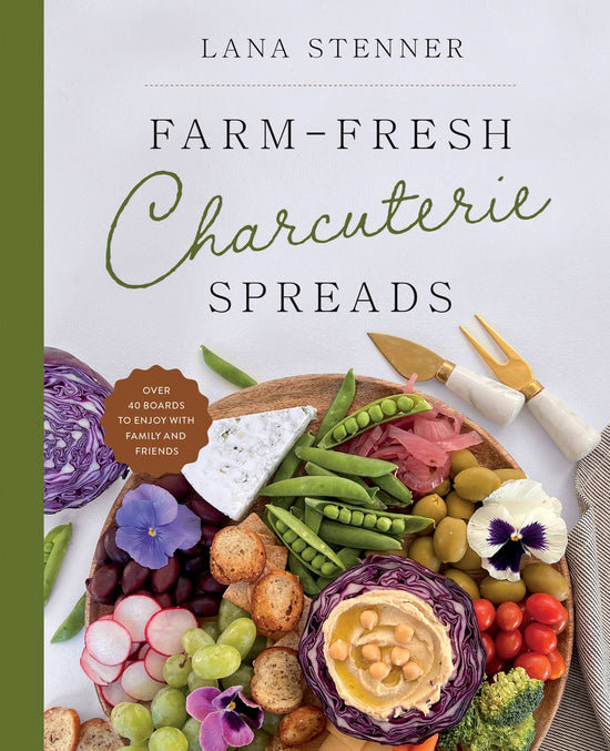 Farm-Fresh Charcuterie Spreads, gourmet cheese gift for charcuterie, entertaining and food lovers from Cedar & Spice Gifts