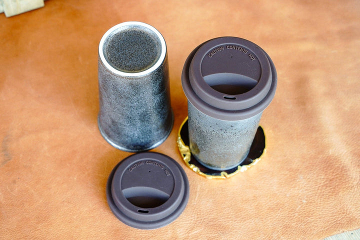 Industrial Travel Cup with Silicone Lid