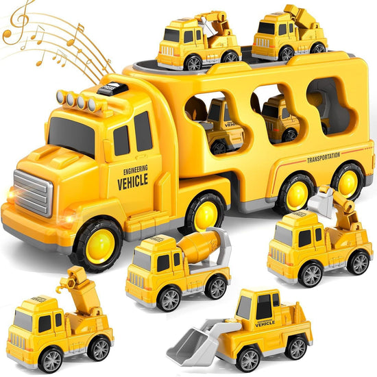 Engineering Vehicle Toy For Kids With Lights And Music