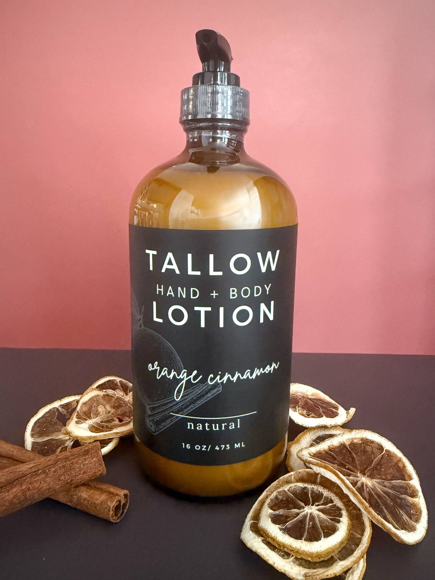 Orange Cinnamon Tallow Lotion