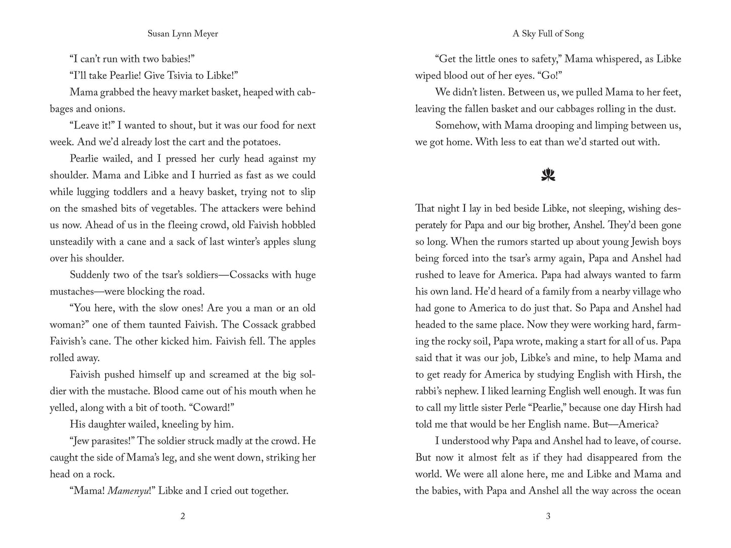 A Sky Full of Song by Susan Lynn Meyer