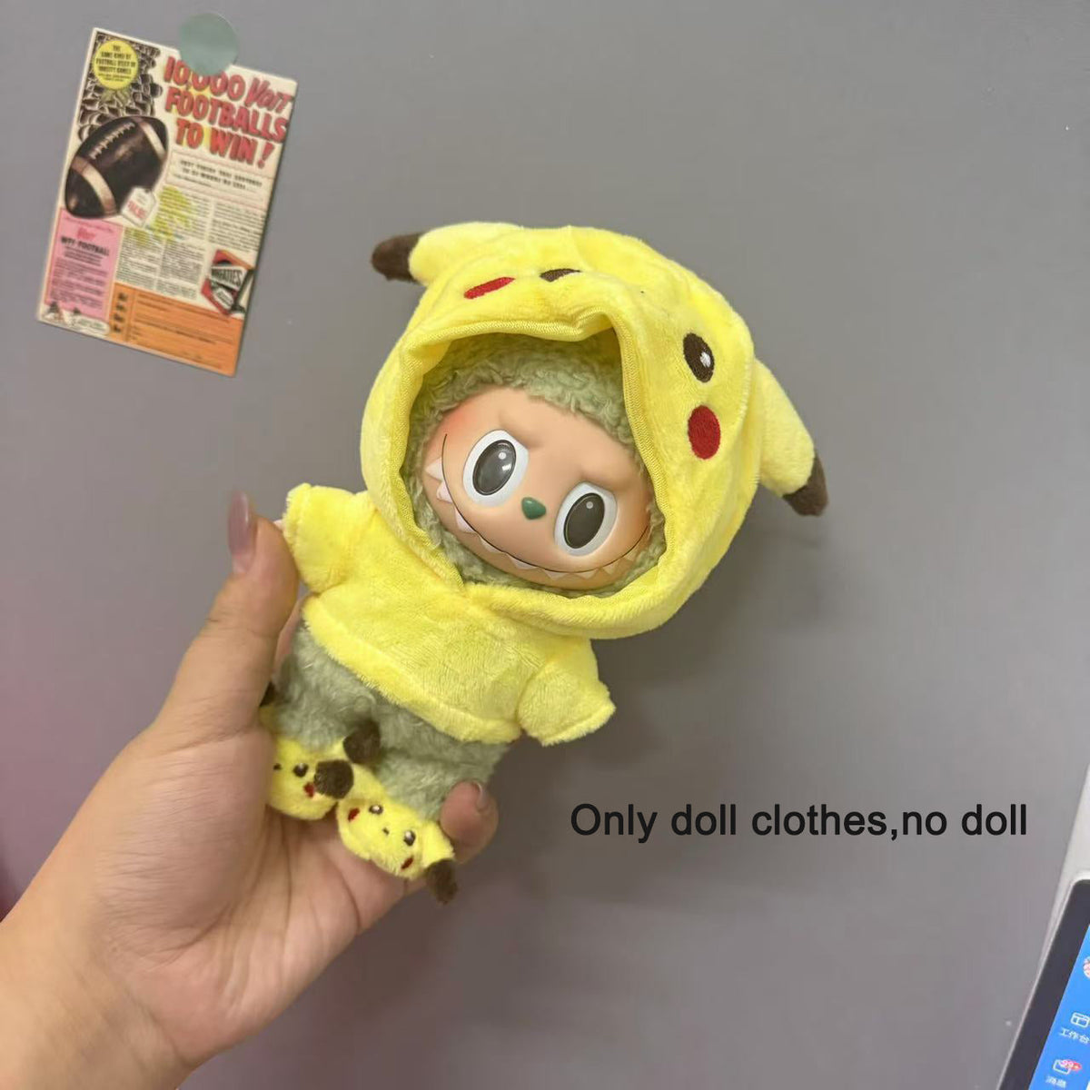 Cute Pikachu Baby Clothes 17cm Doll Clothes