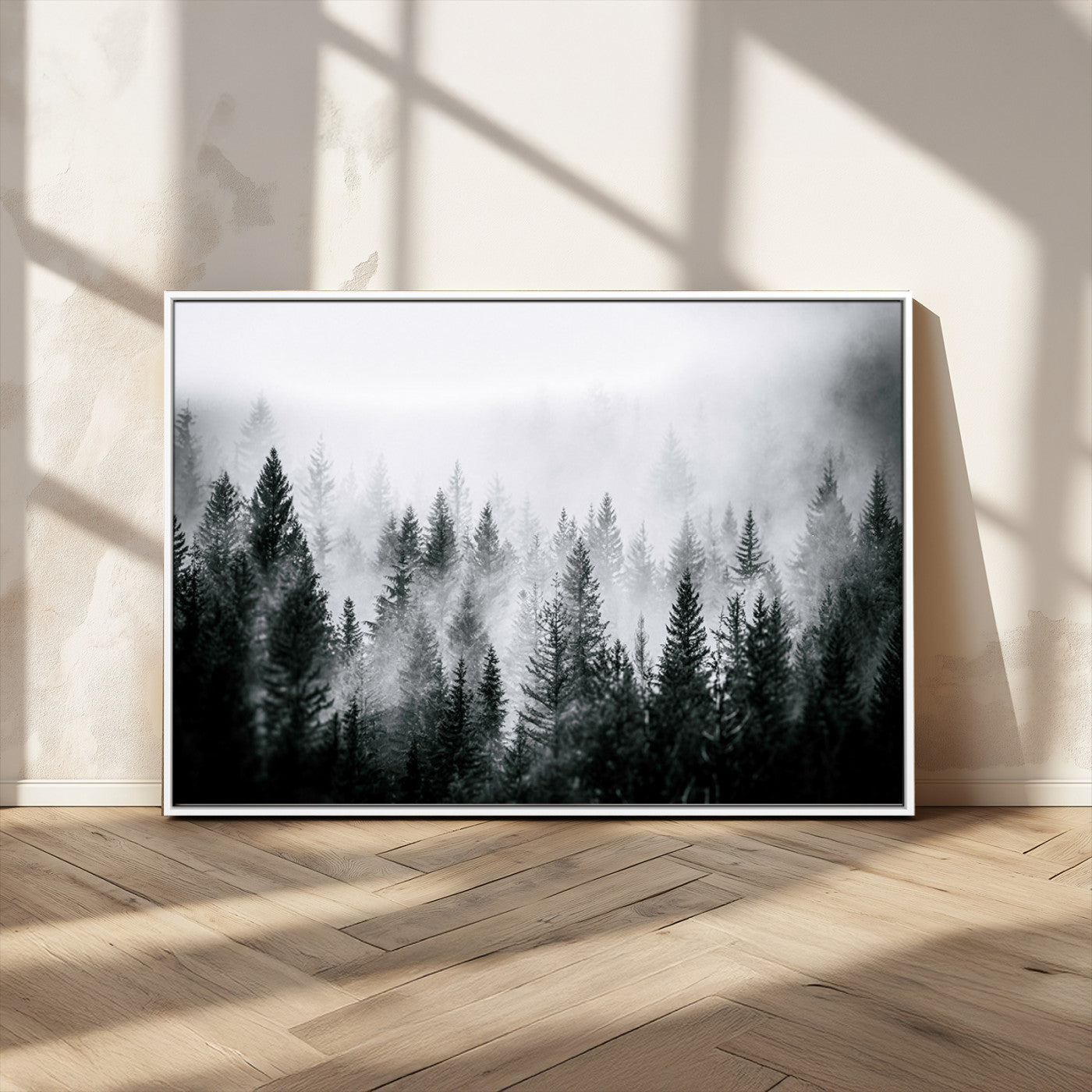 Elk Wall Art Canvas Print – Framed Mountain Wildlife Art