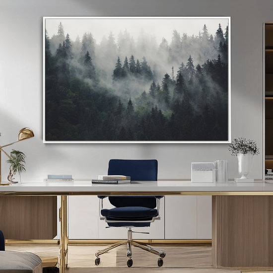 Nature Wall Decor - Serene Triptych Nature Print – Woodland