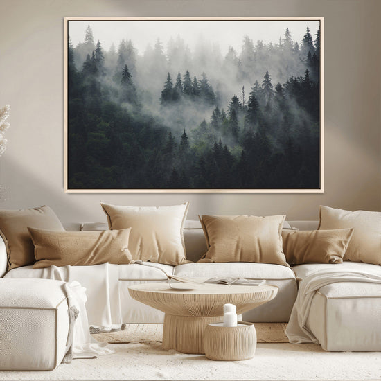 Nature Wall Decor - Serene Triptych Nature Print – Woodland