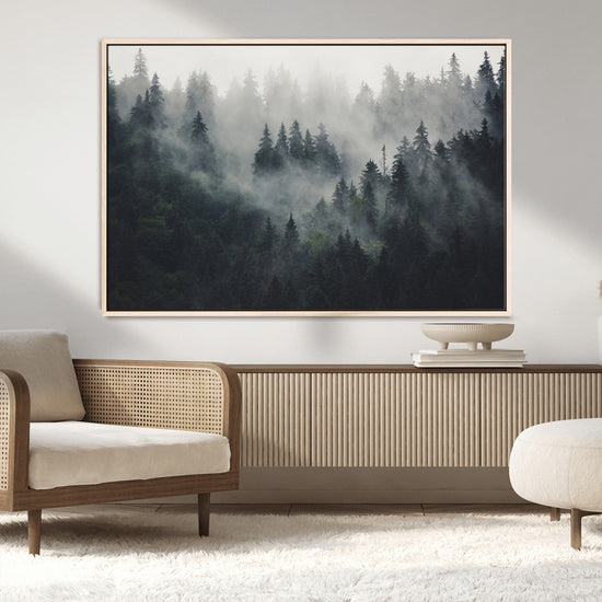 Nature Wall Decor - Serene Triptych Nature Print – Woodland