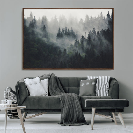 Nature Wall Decor - Serene Triptych Nature Print – Woodland