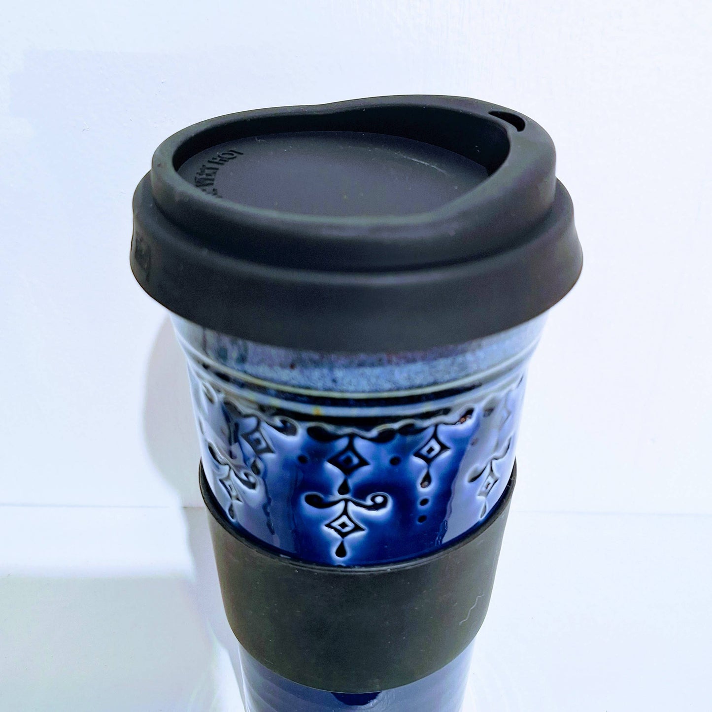 Handmade Stoneware 16 oz Travel Mug Made to Order