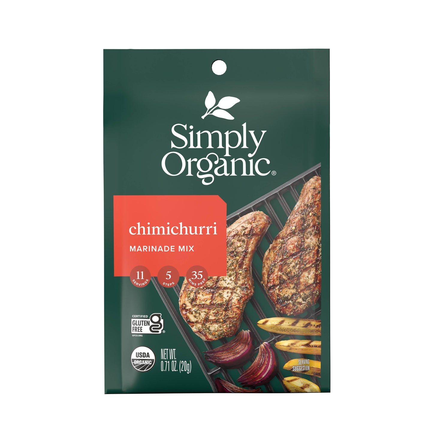 Chimicurri Marinade Mix, Certified Organic, Vegan, 0.71 Oz