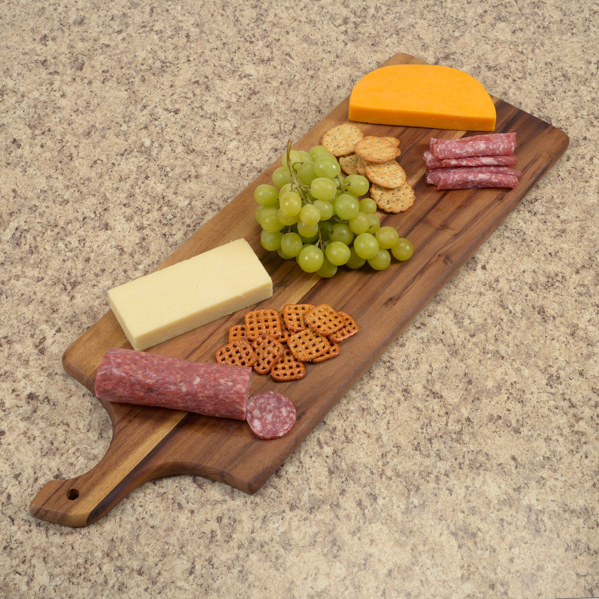Acacia Wood Cutting/ Charcuterie Board - Extra Large, serving board for appetizers, gatherings, housewarming and wedding gifts