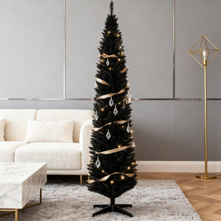 Classic Pencil Christmas Tree with Easy Setup, Christmas tree themed decor for festive holiday decorating from Cedar & Spice Gifts