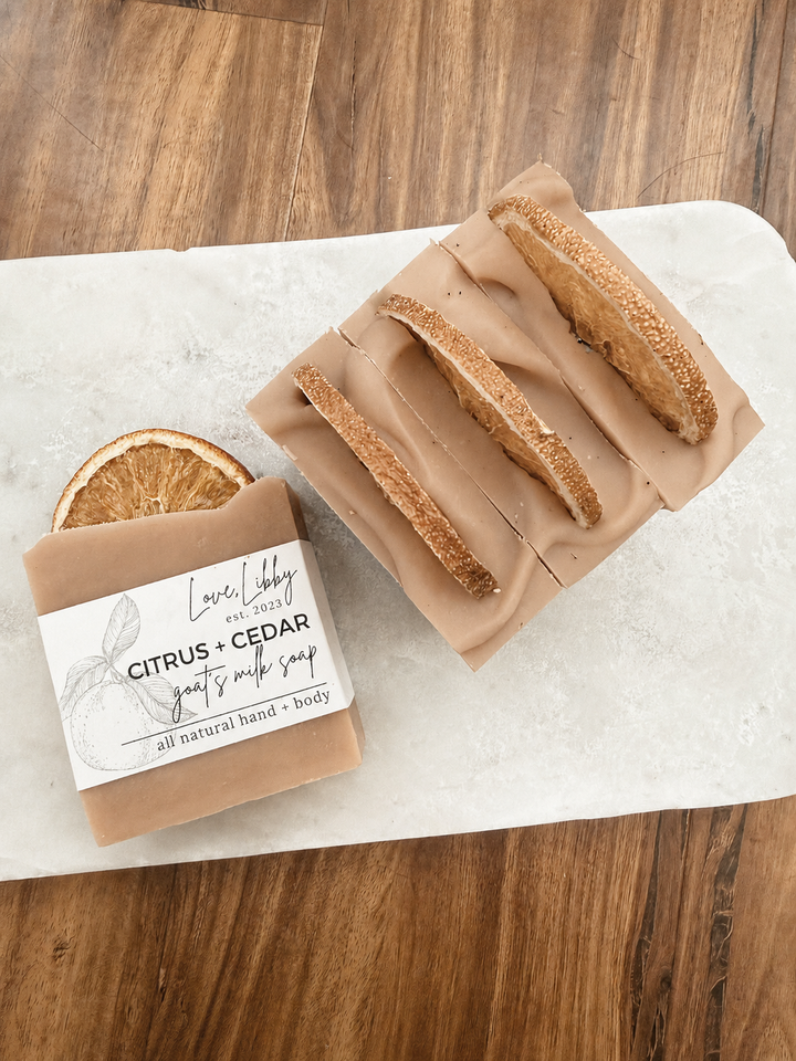 Citrus + Cedar | Goat's Milk & Tallow Soap