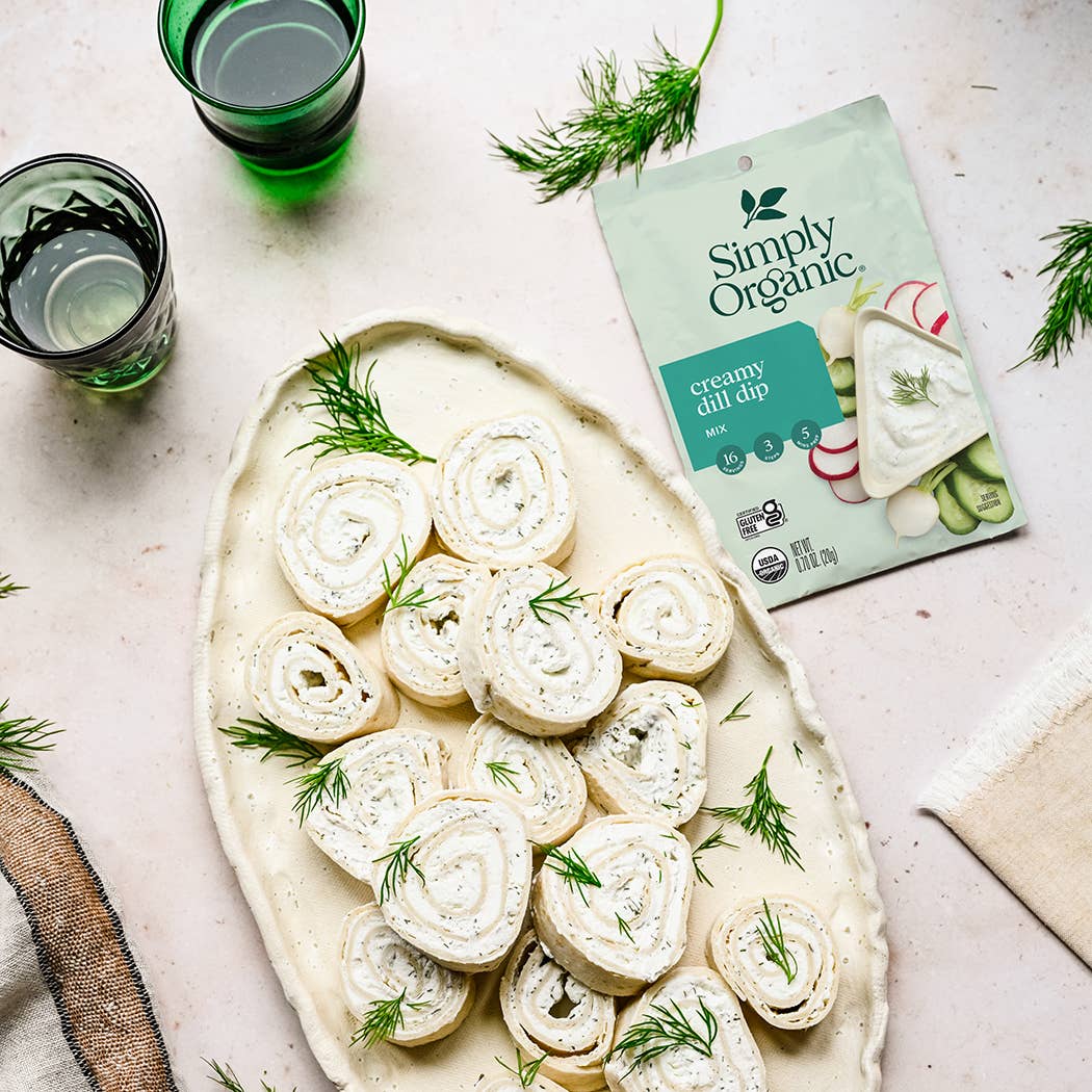 Creamy Dill Dip Mix, Certified Organic, Gluten-Free, 0.7 Oz