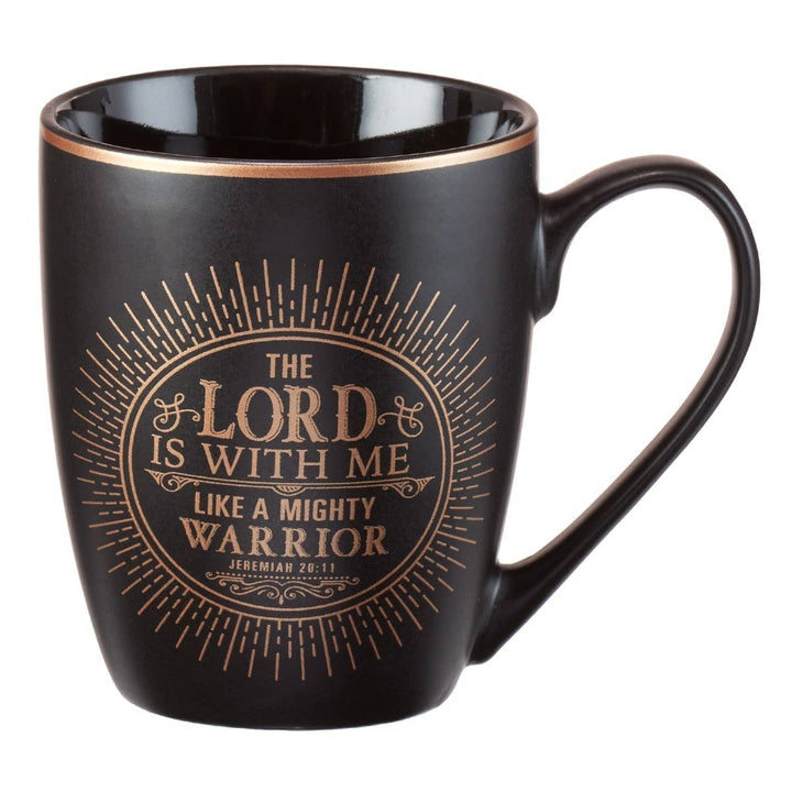 Mug Black The Lord Is With Me Jer. 20:11