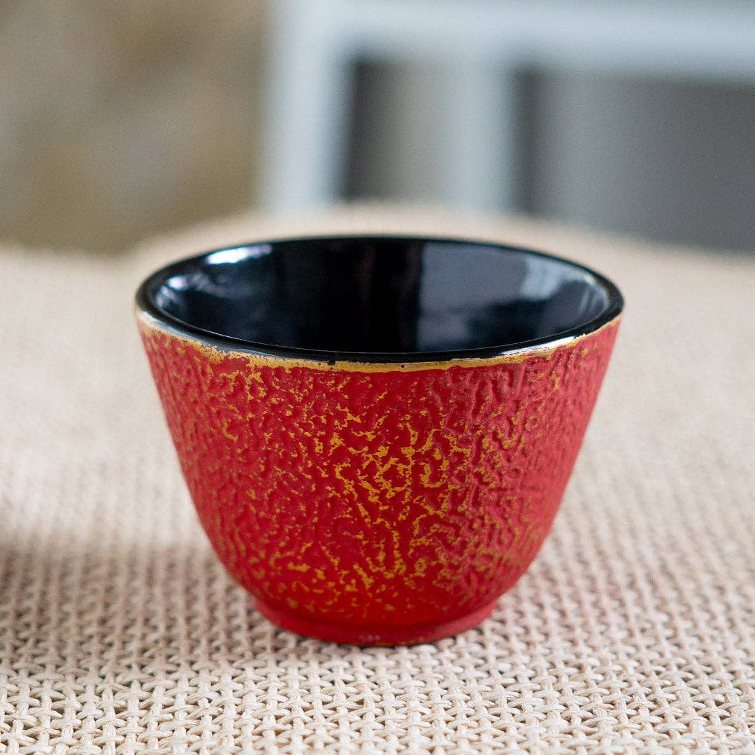 3oz Red Cast Iron Tea Cup (1/36)