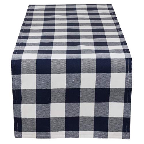 Buffalo Plaid Collection Classic Checked Cotton Blend Table Linens