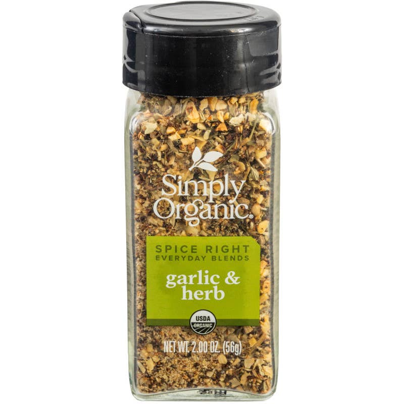 Simply Organic Garlic & Herb, Certified Organic