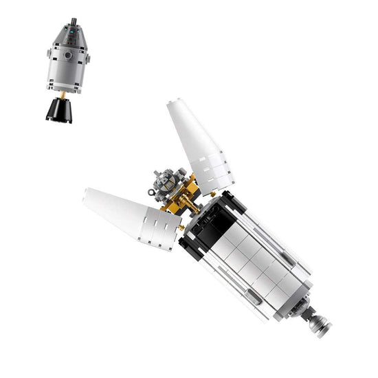 NASA Apollo Saturn V Rocket Lego Building Kit – 1969 Piece Space STEM Model