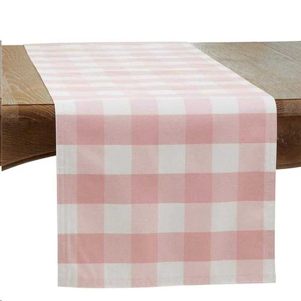 Buffalo Plaid Collection Classic Checked Cotton Blend Table Linens