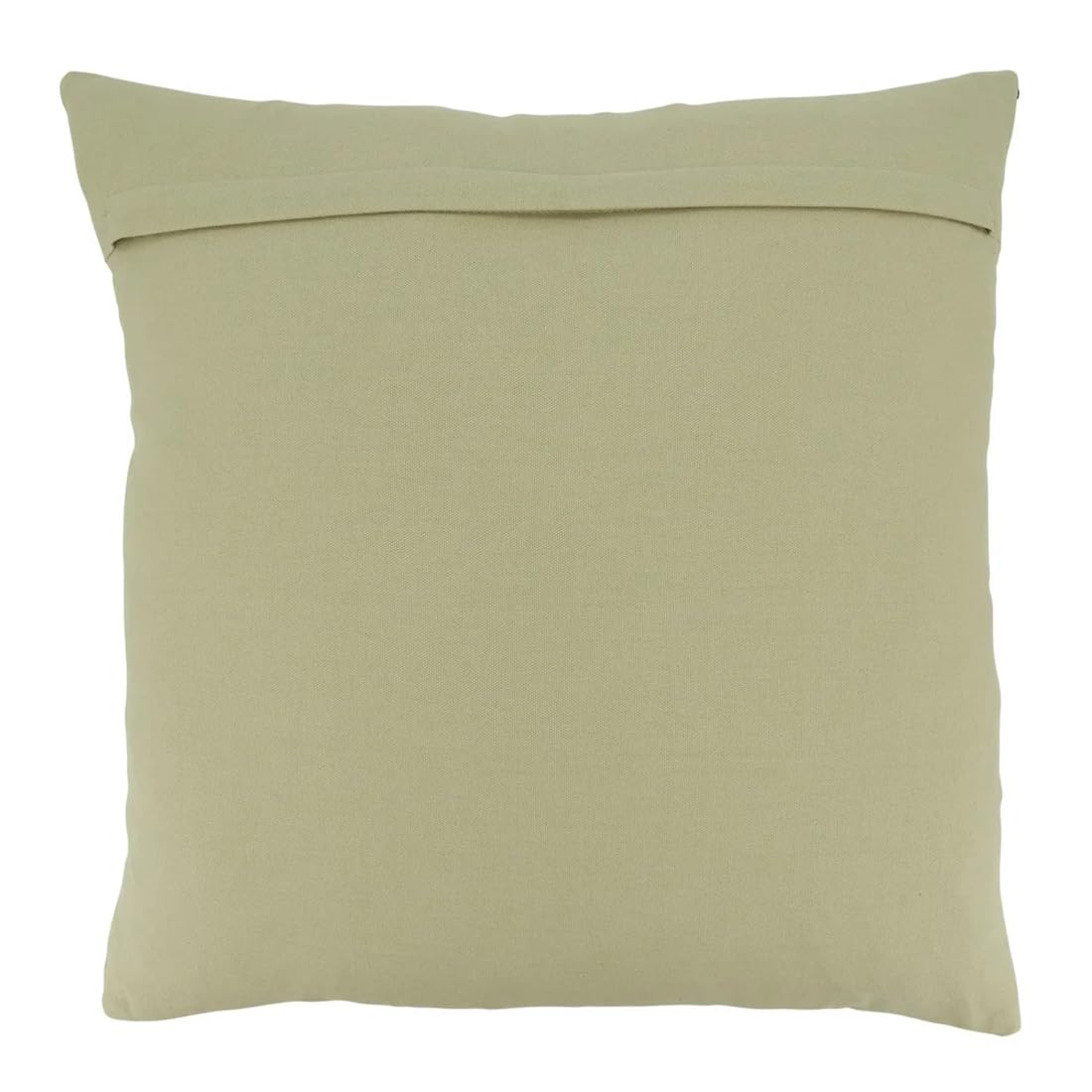 Fennco Styles Stripe Design Cotton Decorative Throw Pillow - Brown Woven Square Cushion for Home, Couch, Living Room, Bedroom, Office and Holiday Décor