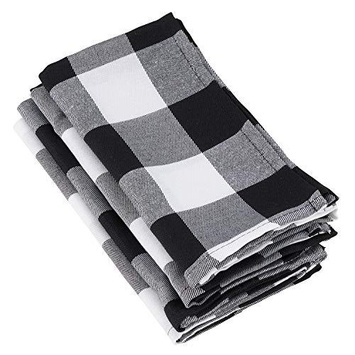 Fennco Styles Buffalo Plaid Collection Classic Checked Cotton Blend Table Linens, Varity Colors Table Cover for Banquets, Christmas, Special Events and Home Décor