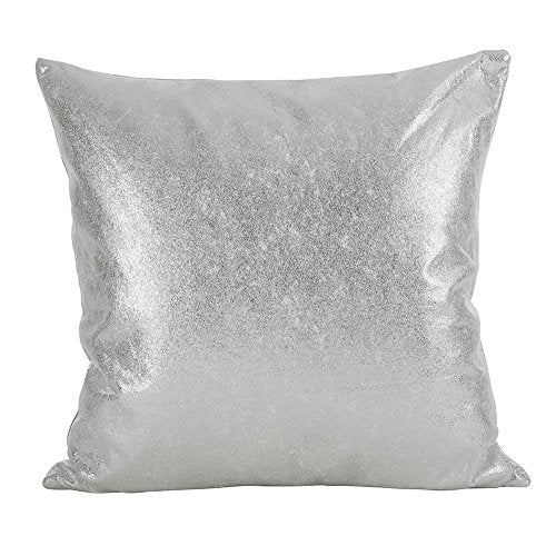 Fennco Styles Metallic Glam Decorative Down Filled Throw Pillow 20" W x 20" L - Shimmering Cushion for Home, Couch, Sofa, Bedroom, Office Décor and Special Occasion