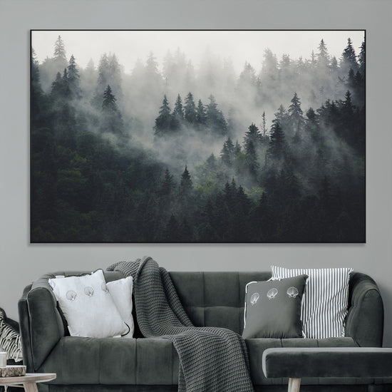 Nature Wall Decor - Serene Triptych Nature Print – Woodland
