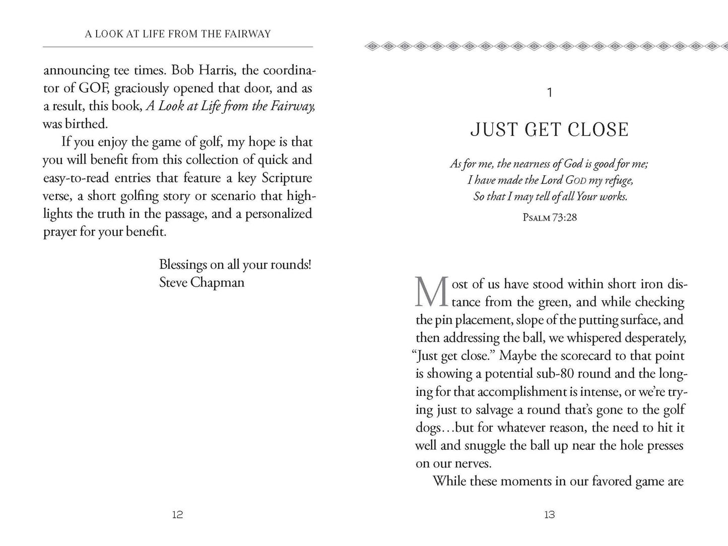 A Look at Life from the Fairway - Book