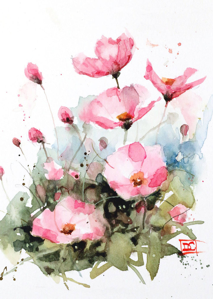 5 x 7" Greeting Card  'COSMOS'