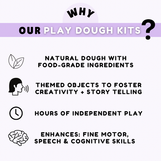 Farm Animal Play Dough Sensory Jar Kit