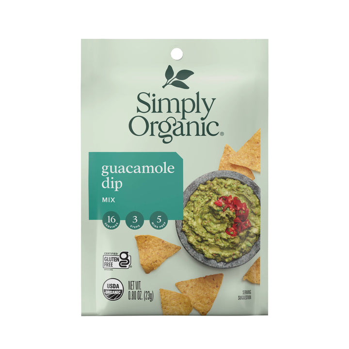 Guacamole Dip Mix, Certified Organic, Vegetarian, 0.8 Oz