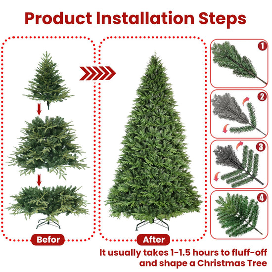 5ft Premium PE & PVC Artificial Christmas Tree