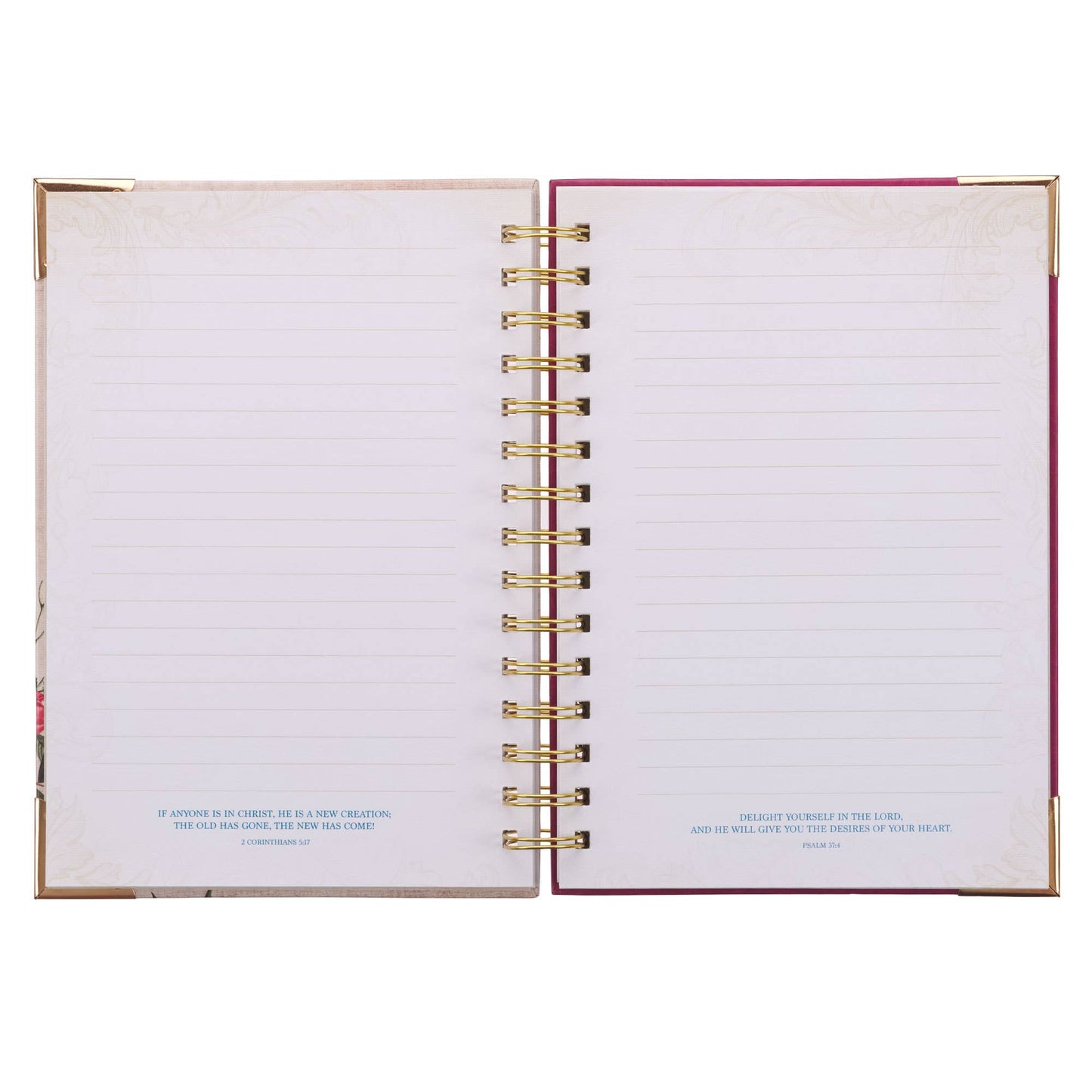 Journal Wirebound Trust in the Lord Floral Prov 3:5