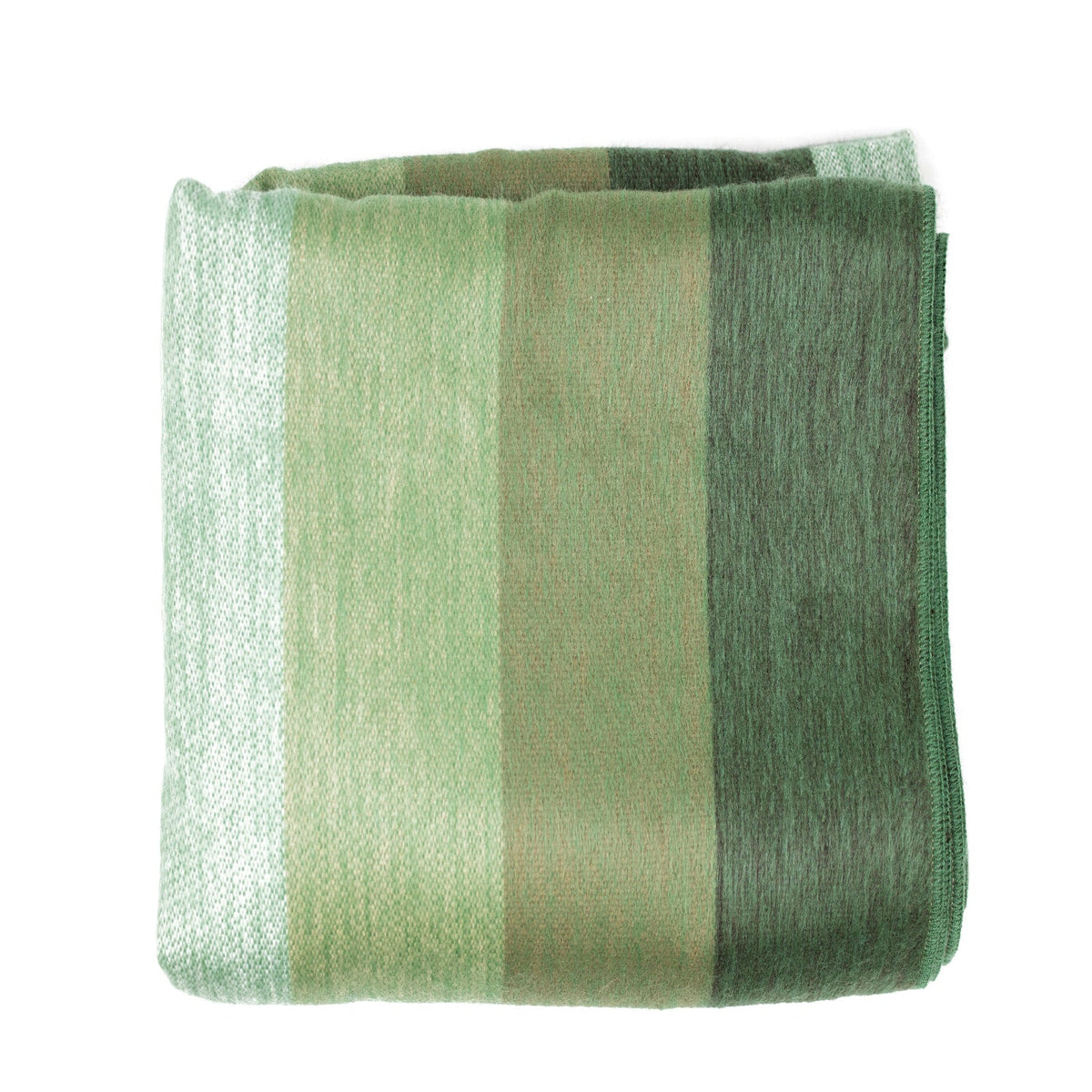 Handwoven Alpaca Throw Blanket | Lustrous Sage & Green | Nawi Collection