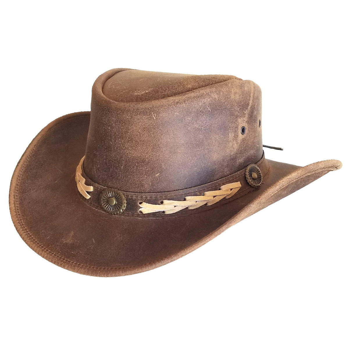 Outback Survival Gear - Broken Hill Old West Hat - Brown 23