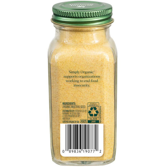Pure Ground Mustard Seed, Certified Organic, Kosher, 2.65 Oz