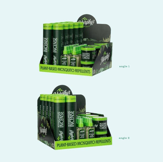 Murphy's Naturals Insect Repellent – Plant-Based Mosquito & Tick Protection (Spray, Candle, Incense)